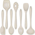 P&P CHEF Silicone Cooking Utensils Set of 7, Heat-proof Kitchen Utensils Set by PPCHEF