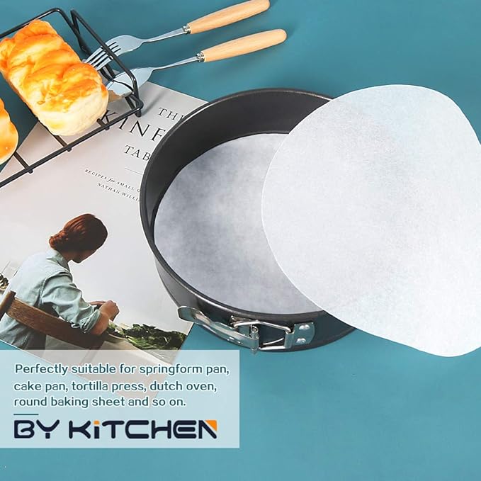 Baking Parchment Circles, 12 Inch Non Stick Baking Parchment Paper - Image 4
