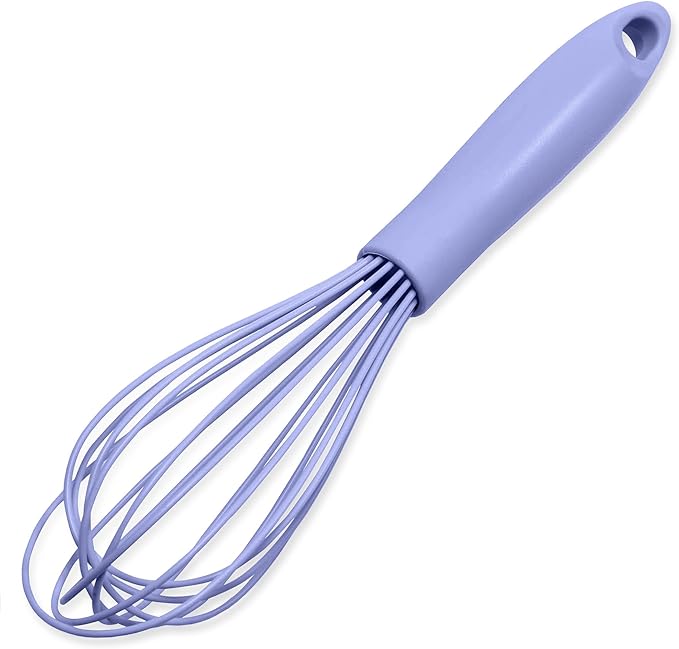 Chef Craft Premium Silicone Wire Cooking Whisk, 10.5 inch, Pastel Blue by ChefCraft