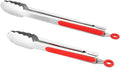 Premium 304 Stainless Steel Tongs Set – 12" Grill Tongs & 9" Cooking Tongs by ALLWIN-HOUSEWARE
