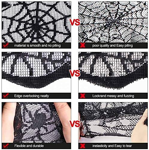 Rectangular Halloween Tablecloth, Halloween Bat Spider Web Tablecloth