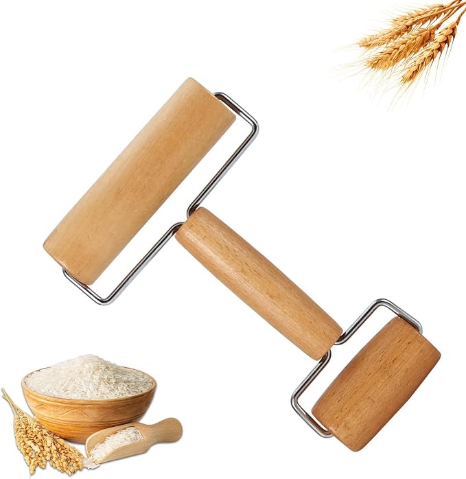 Small Wooden Rolling Pin for Dough Mini Dough Roller by Lasten