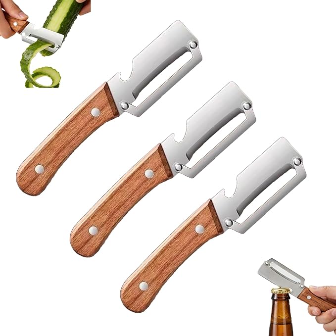 3Pcs Multifunctional Vegetable Peeler, 2-in-1 Multifunctional Vegetable Peeler by Unknown