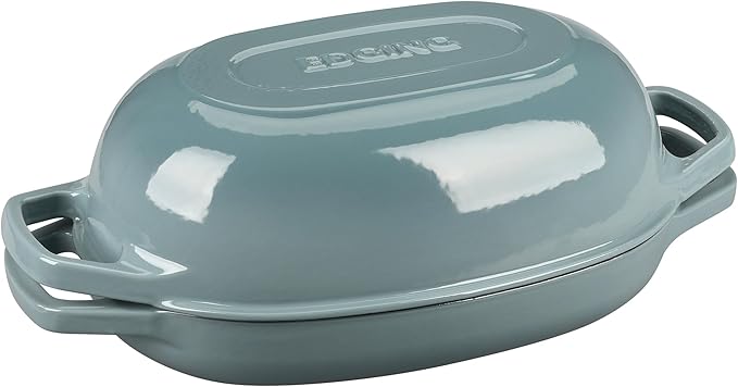 EDGING CASTING Enameled Cast Iron Oval Dutch Oven Pot - Image 5
