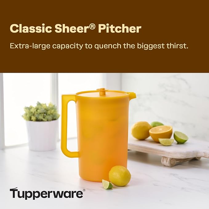 Tupperware Impressions Classic Sheer 1 Gallon Pitcher - Image 2