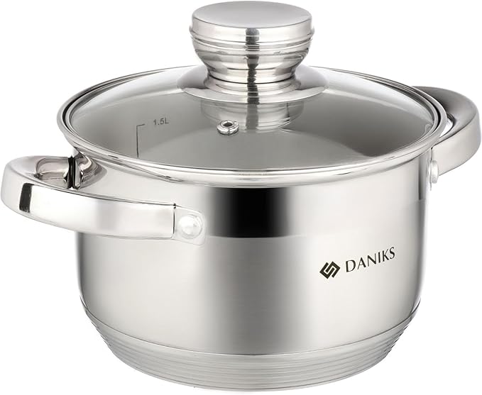 Daniks Standard 2 Quart Stainless Steel Stock Pot by Daniks