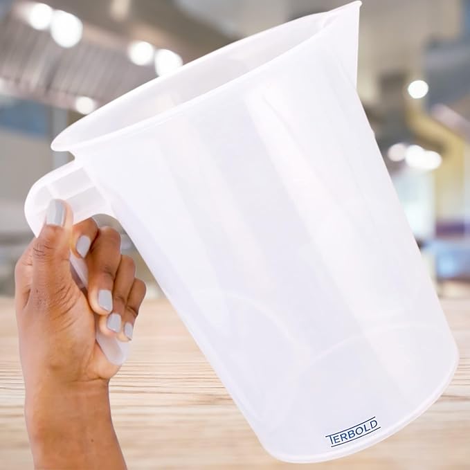 5 Liter Measuring Pitcher | 1.3 Gallon Shatterproof Plastic Large Graduated - Image 5