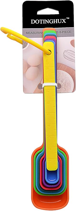 DOTINGHUX Plastic Measuring Spoons 8-Piece - Image 6