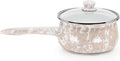 Golden Rabbit Enamelware Sauce Pan by GoldenRabbitEnamelware