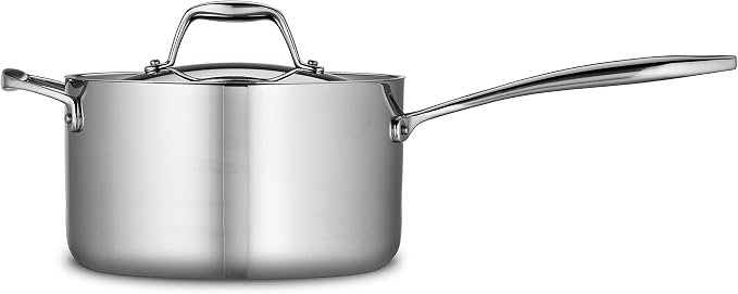 Tramontina Signature Tri-Ply Clad Stainless Steel 4-Quart Sauce Pan - Image 2