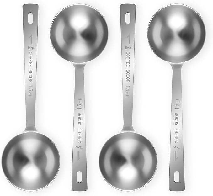 Flezoo 4Pcs Coffee Scoop Spoon by Flezoo