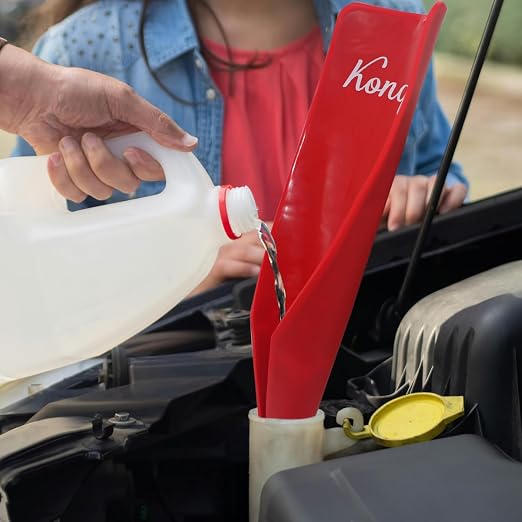 Flexible Funnel for Oil Change, Form a Funnel for Automotive Use. Oil Change - Image 4