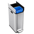 Garvee Kitchen Dual Trash Can, 15 gal Large Recycling Bin Garbage Can by Garvee