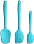 Silicone Spatula 3‑Piece Set Heat Resistant 600°F Non‑Stick Rubber Spatulas by ALLWIN-HOUSEWARE