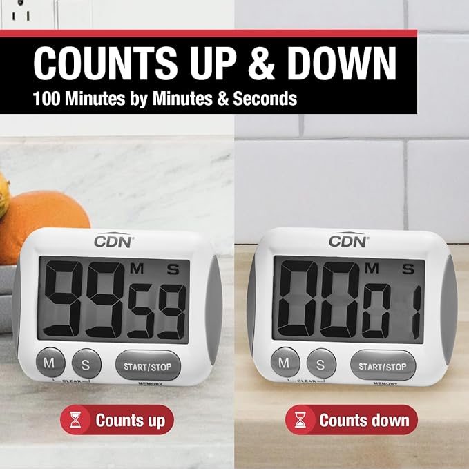 CDN Extra-Big Digit Timer | Counts Up & Down, 100 Minutes by Minutes & Seconds - Image 2