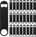 25 Pack Flat Beer Bottle Opener 7 inch Stainless Steel Flat Bottle Opener Beer by Yugada