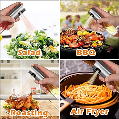 2 Pack Glass Olive Oil Sprayers for Cooking