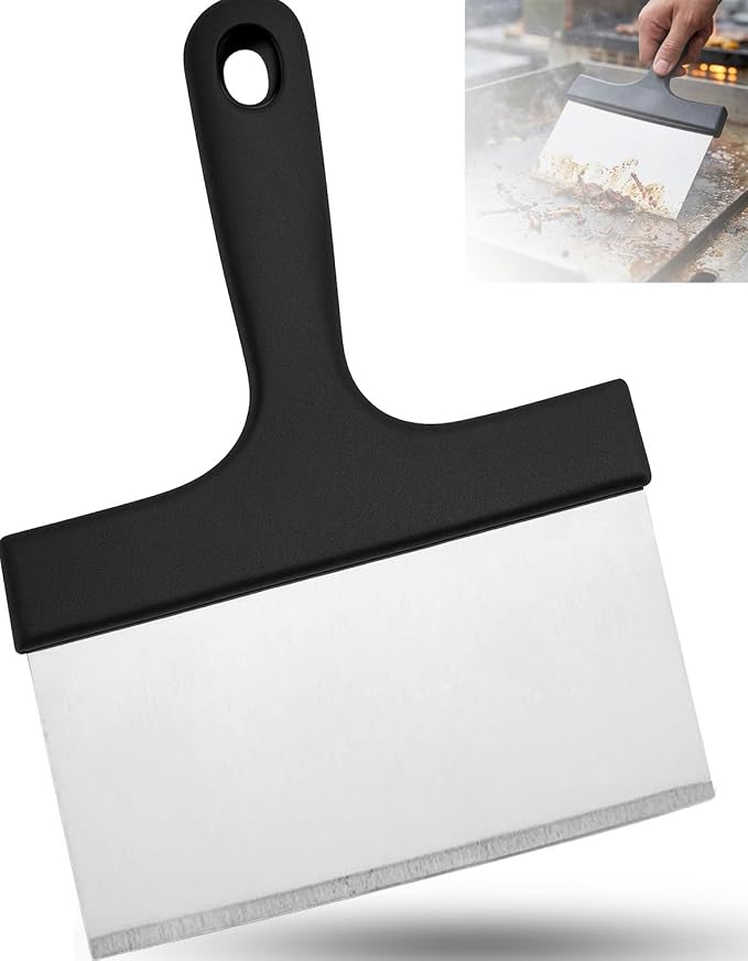 Grill Scraper, Stainless Steel Food Scraper by Unknown