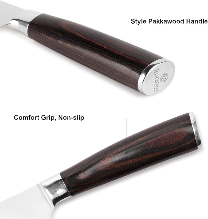 imarku Bread Knife, German High Carbon Stainless Steel Professional Grade Bread - Image 4