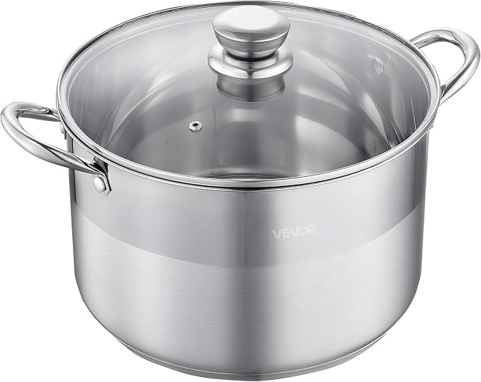 VEVOR Stainless Steel Stock Pot, 12QT Stainless Steel Stockpot - Image 9