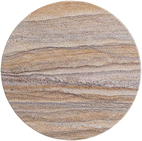Sandstone Water Absorbent Hand Crafted Round Coasters for Drinks