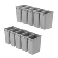 Dowell 10 Pack 35Qt Wastebasket Trash Container, by DowellKitchenBath