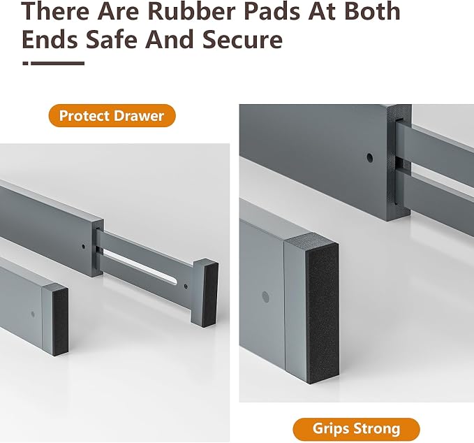 4 PCS Drawer Divider, Expandable Separators - Image 3