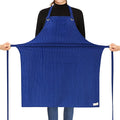 ROTANET Stripe Stretch Apron for Men Women Chef Big and Tall Large Striped by ROTANET