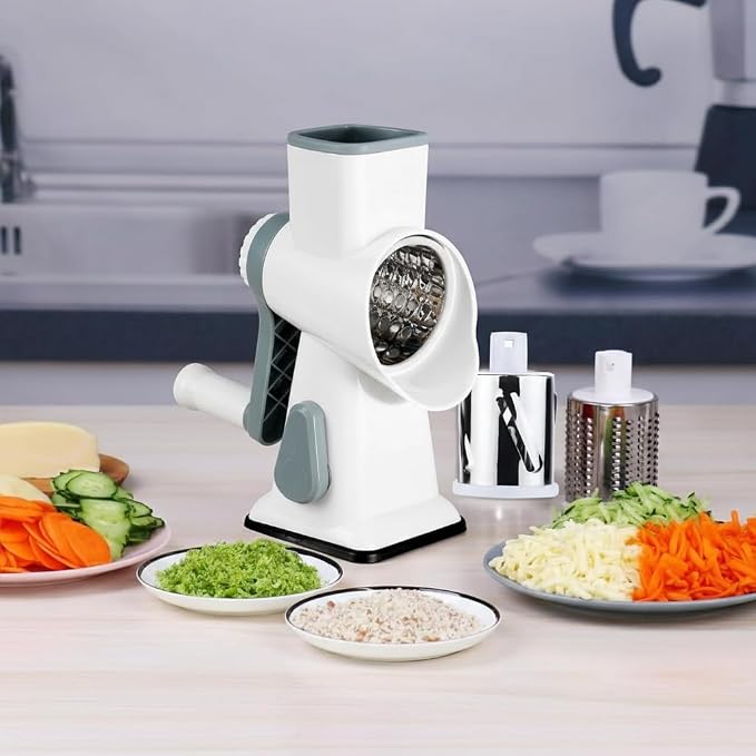 YOUCZON Rotary Cheese Grater Multi-Purpose Stainless Steel Cheese Shredder - Image 6