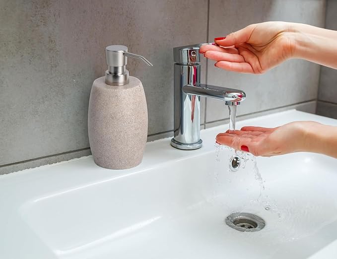 Clasin Home Sandstone Textured Resin Soap Dispenser - Image 6