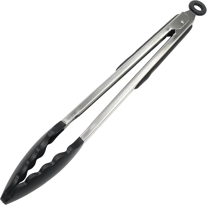 Chef Craft Premium Silicone Cooking Tongs, 12 inch by ChefCraft