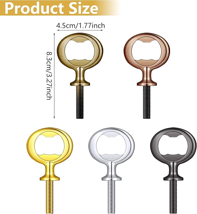 Patelai 5 Pieces Metal Bottle Opener Kit Blank Stainless Steel Bottle Opener - Image 2