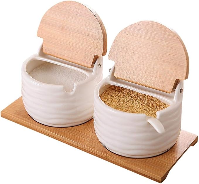 Ceramics Storage Jar Porcelain Condiment Jar Spice Container - Image 6