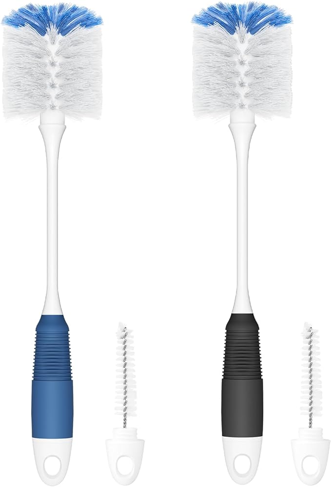 Amazer Bottle Brush Cleaner, Long Flexible Handle Bottle Brush Scrub by Amazer