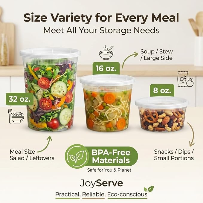 JoyServe 24 Sets Deli Containers - Image 8