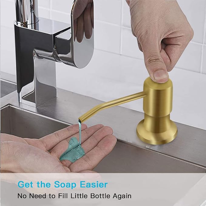 OHiHi Dish Soap Dispenser for Kitchen Sink, Countertop Sink Soap Dispenser - Image 7