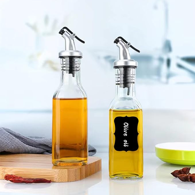 Accguan Oil Dispenser, 6oz Leakproof Olive Oil Dispenser, Set - Image 4