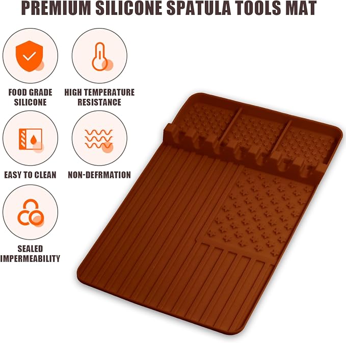 2 PCS Silicone Grill Mat Compatible - Image 3