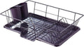 Space-Saving 3-Piece Dish Drainer Rack Set: Efficient Kitchen Organizer by SweetHomeCollection