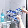CanStream Clear Stackable Rolling Soda Can Dispenser