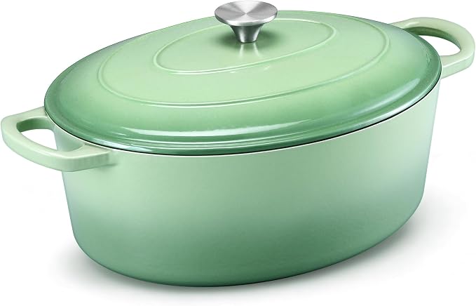 E-far 7QT Oval Dutch Oven Pot by E-far