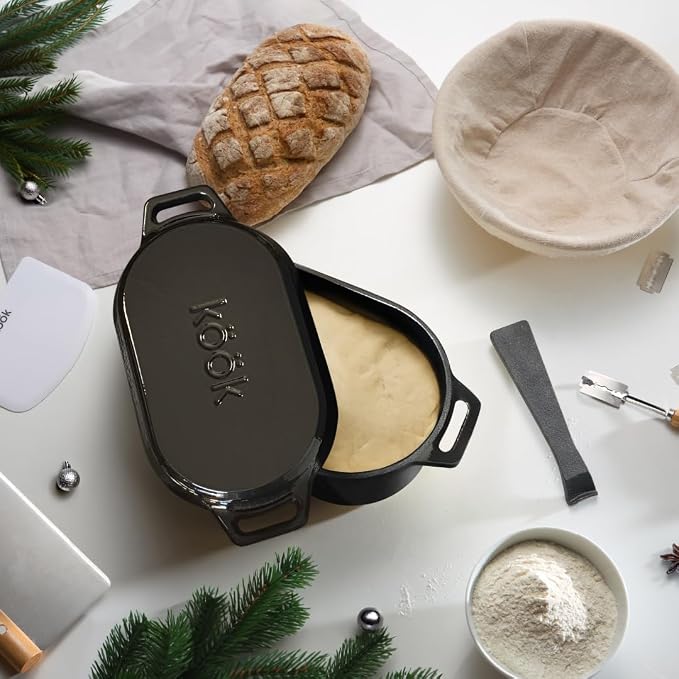 KooK Dutch Oven, for Bread Baking, Sourdough Loaf Pan, - Image 6