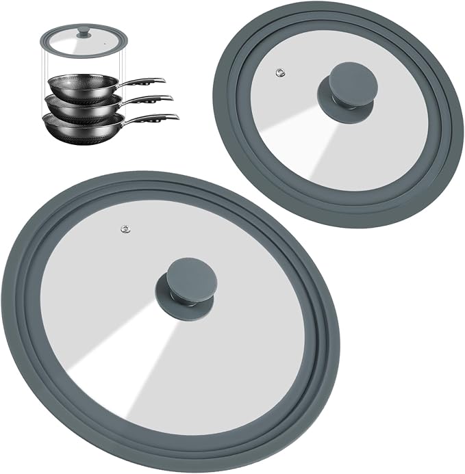 Universal Lid for Pots, and Skillets by KOMOKERU