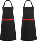 Tosewever 2 Pack Adjustable Bib Apron by Tosewever