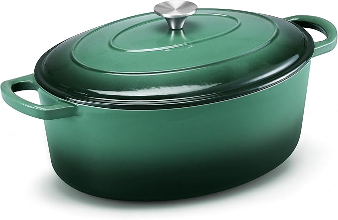 E-far 7QT Oval Dutch Oven Pot by E-far