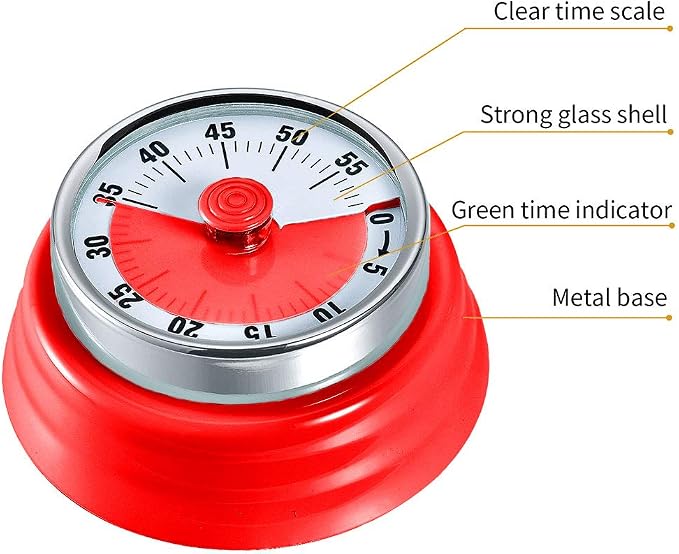 Kitchen Timer, Kitchen Countdown Cooking Timer Reminder No Battery Required - Image 6