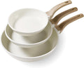 CAROTE Non Stick Frying Pan Skillet Set, Omelet Pan, Healthy Non Toxic Granite by CAROTE