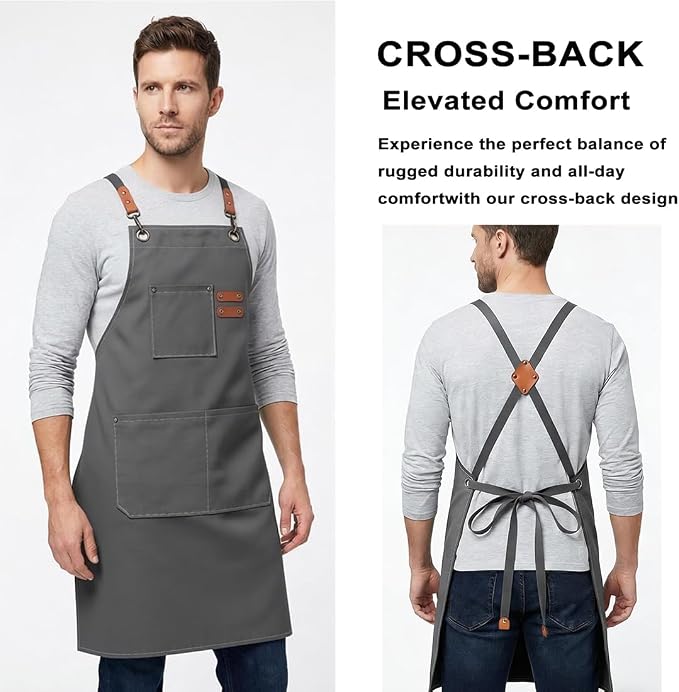 ZOMAO Chef Apron for Women Men - Image 3