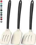 Coukre 3 Pack Silicone Spatula Set, High Heat Resistant, Fish Spatula, Solid & by Coukre