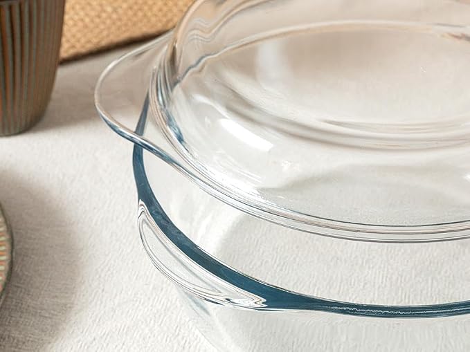 Ums 3.3 Quart Glass Casserole Dish - Image 4